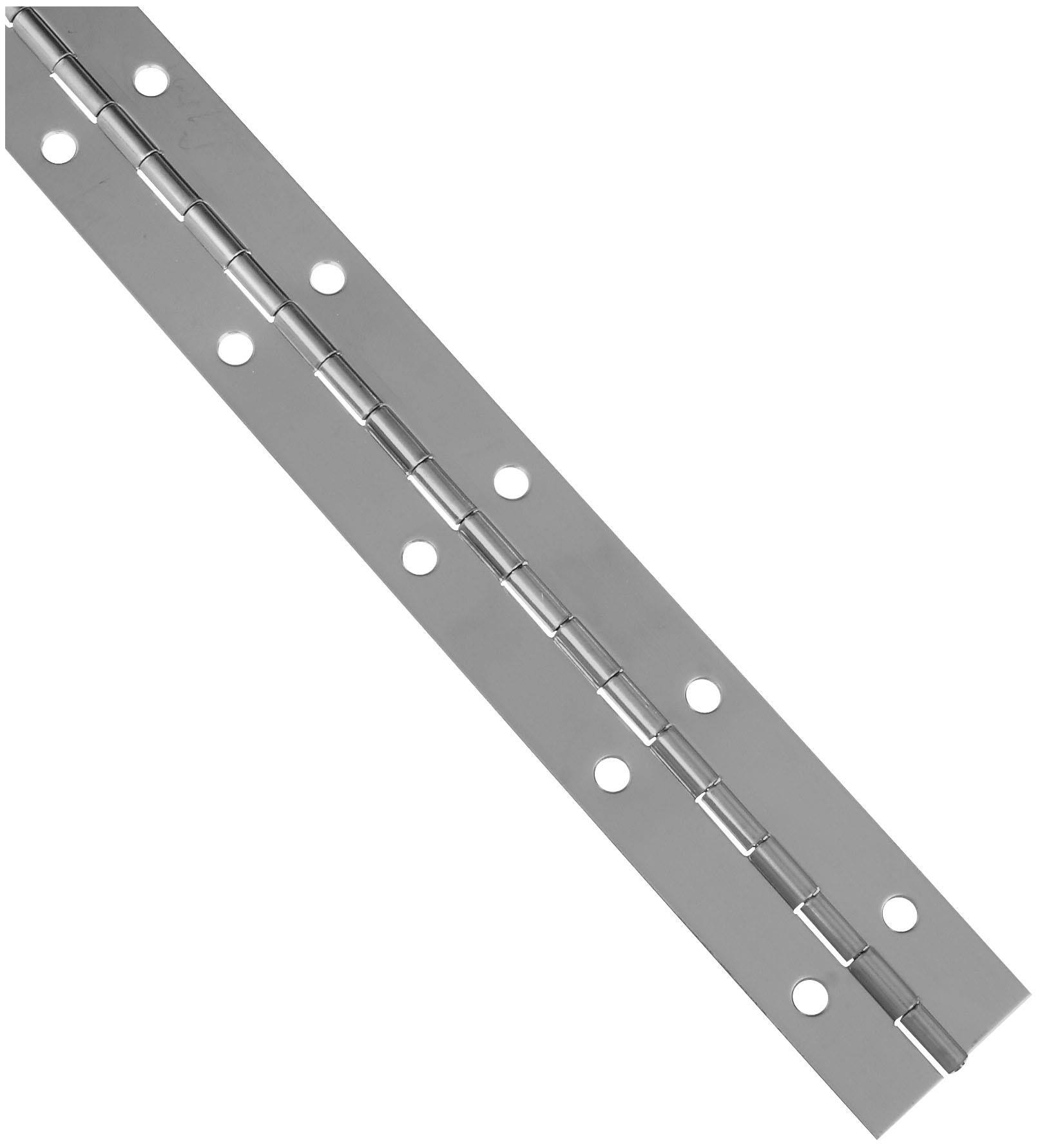 National Manufacturing Continuous Hinge - Stainless Steel