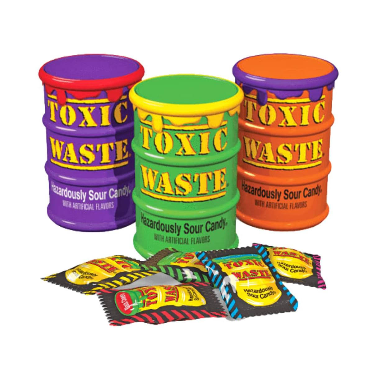 Redstone Foods Toxic waster sour candy drum § mystery flavor