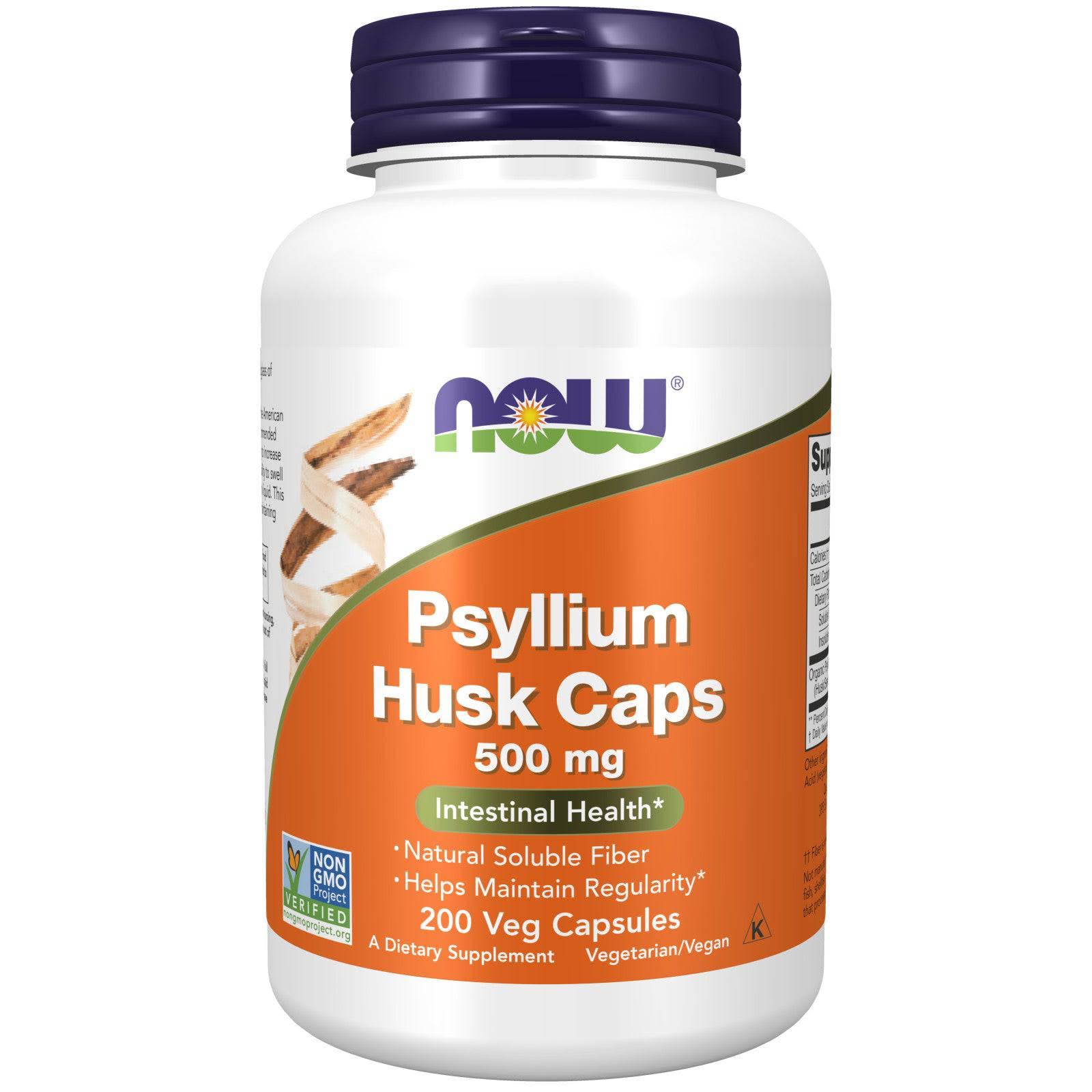 Now Foods Psyllium Husk Caps - 500mg, x200