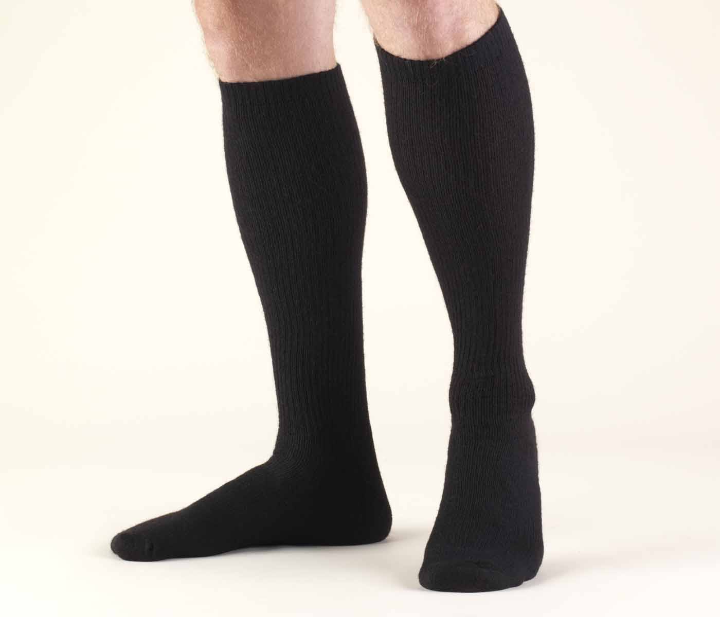 Truform Diabetic Socks - Black, 3 Pairs