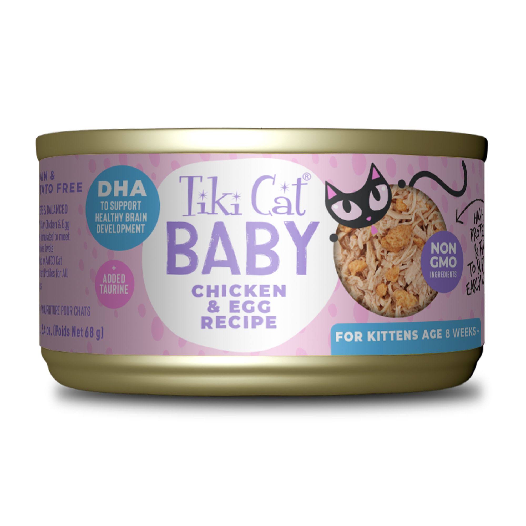 Tiki Cat Baby Kitten Wet Cat Food - 2.4oz, Natural, size: 2.4 oz | PetSmart