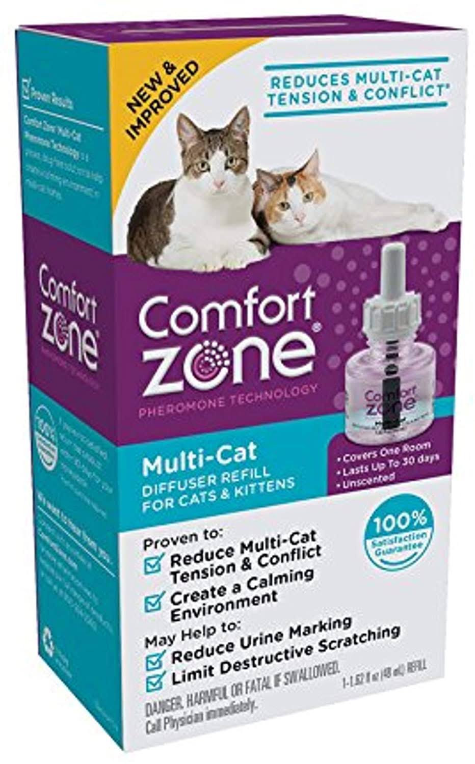 Comfort Zone Multi-Cat Diffuser Refill for Cats & Kittens