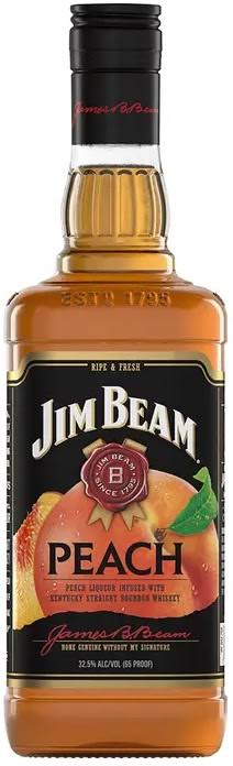 Jim Beam Peach Liqueur With Kentucky Straight Bourbon Whiskey