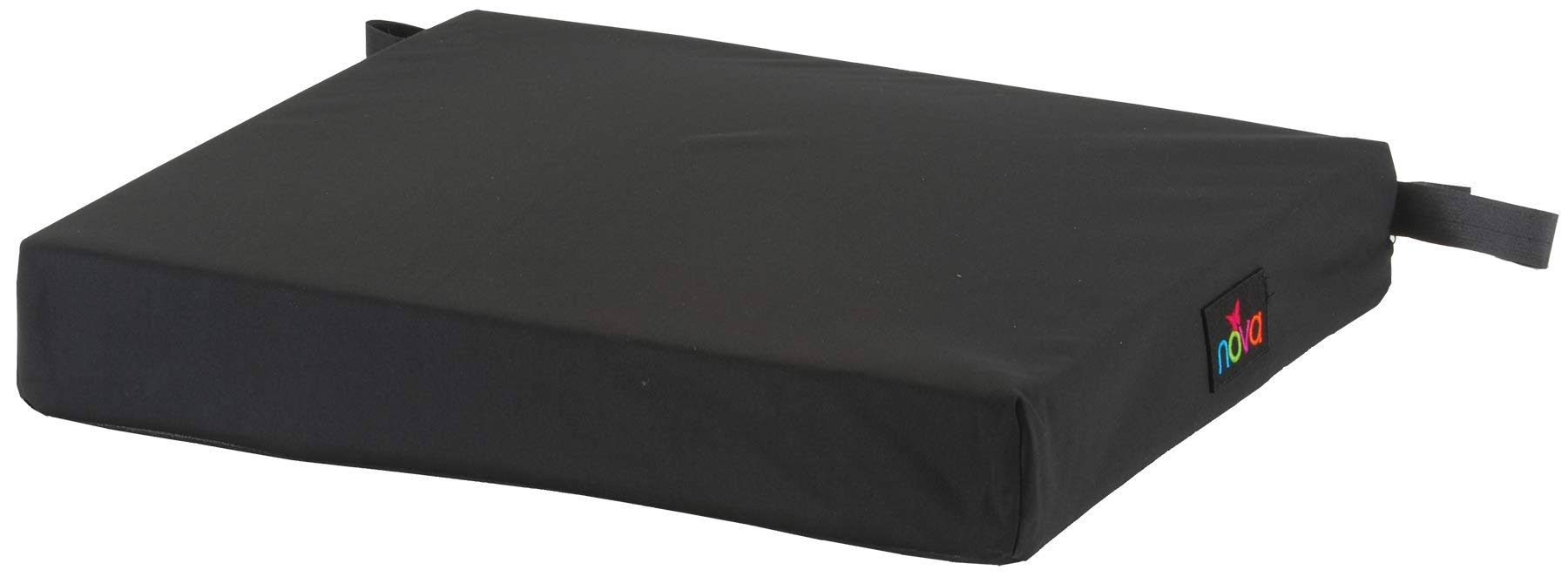 Nova Wheelchair Gel Foam Cushion - Black, 20"x16"