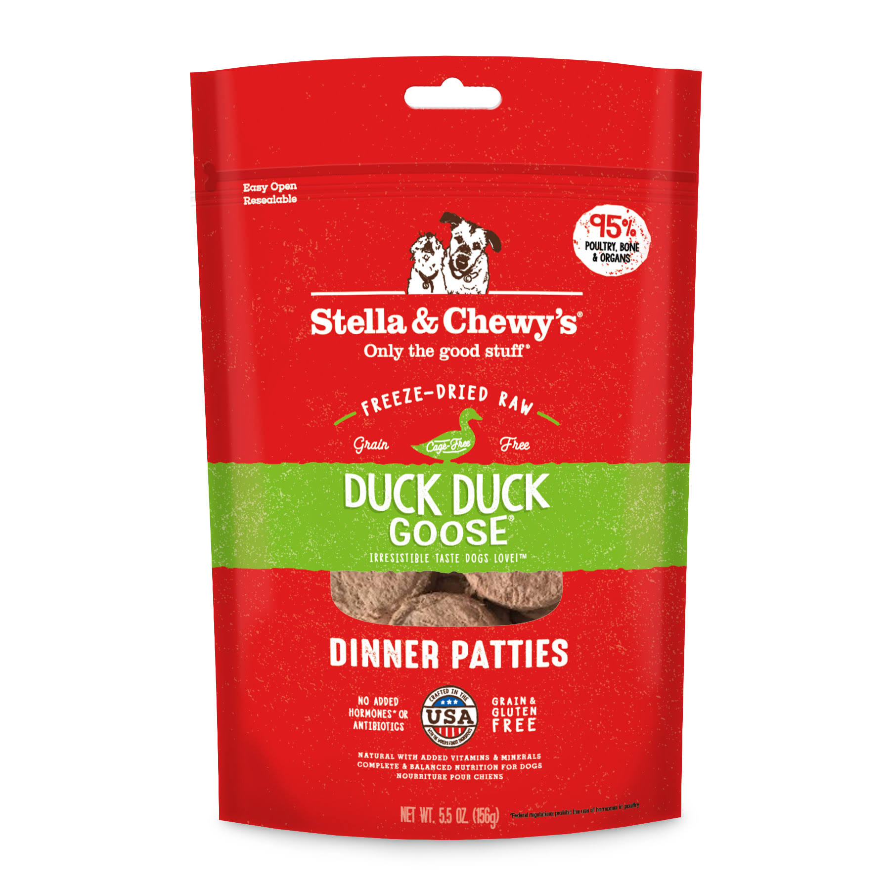 Stella and Chewy's Freeze Dried Dog - Duck Duck Goose Dinner, 170g