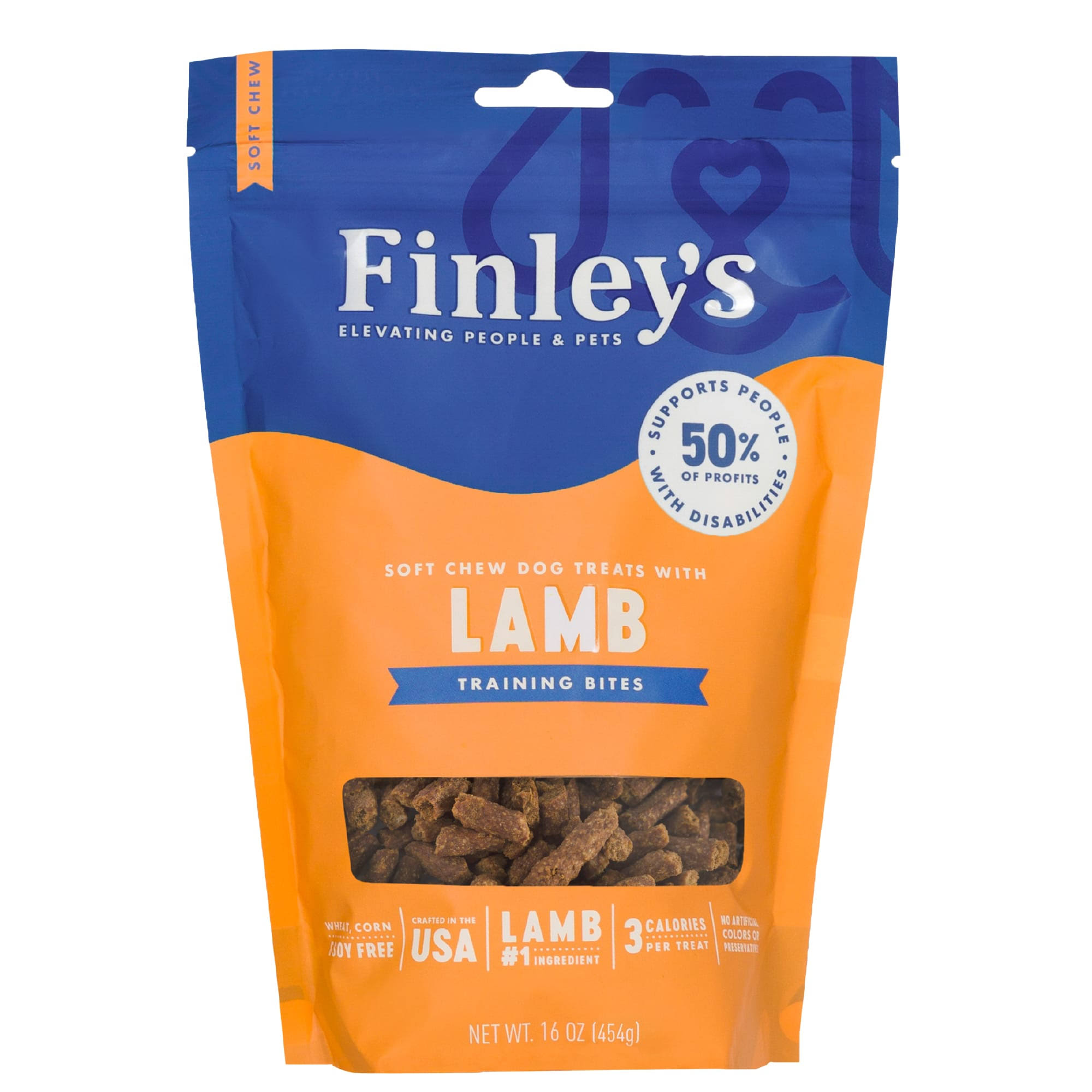 Finley's Lamb Soft Chew Dog Treats Training Bites - 16 oz