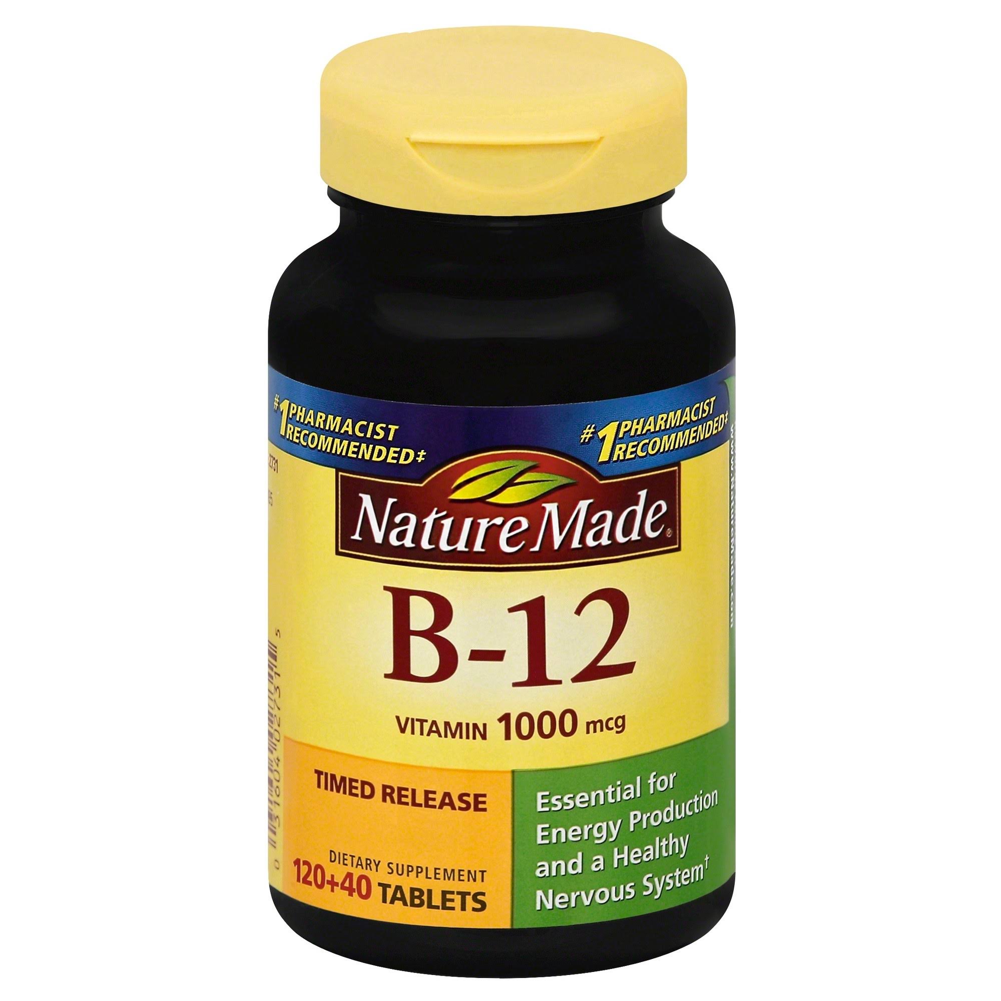 Nature Made Vitamin B-12 Timed Release Tablet Supplement - 160ct