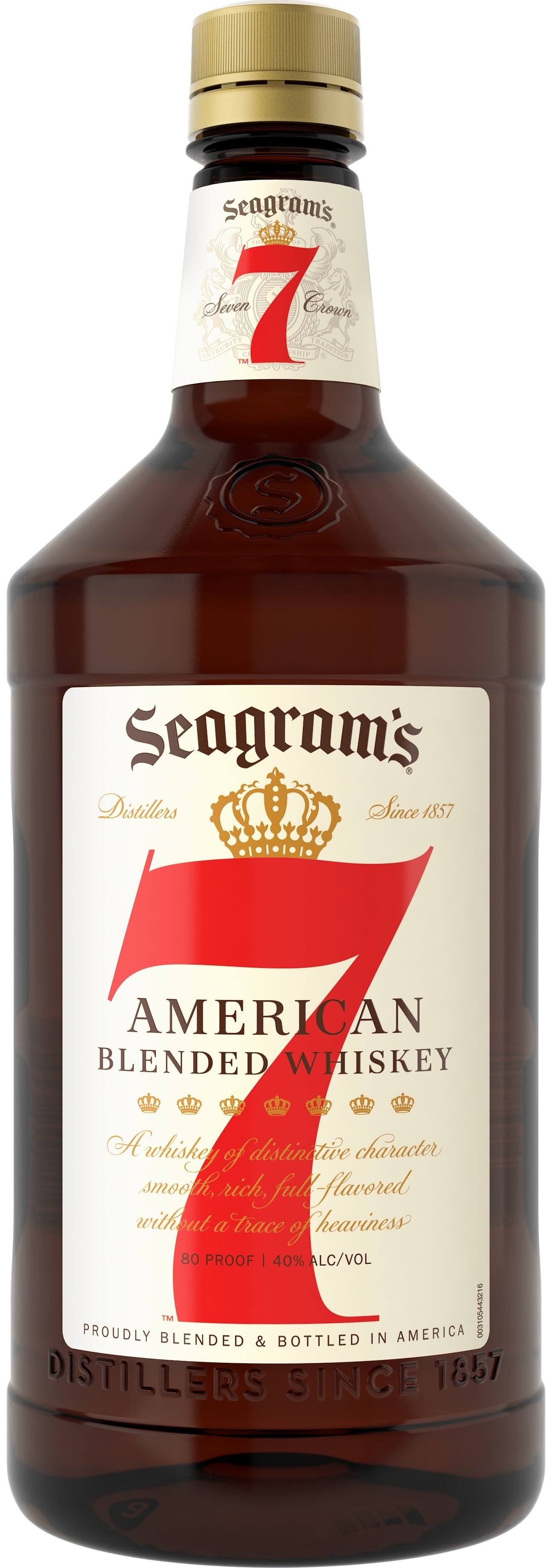 Seagram's 7 Seagrams Whiskey, Blended, American - 375 ml