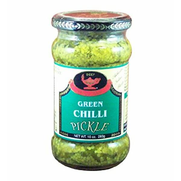 Deep Green Chilli Pickle - 25oz
