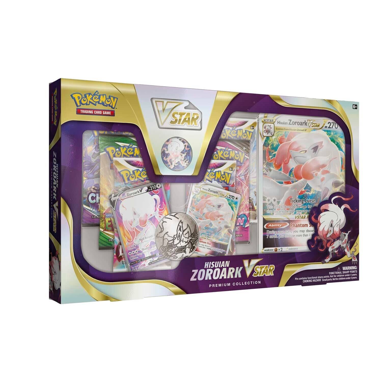 Pokémon TCG Hisuian Zoroark VSTAR Premium Collection