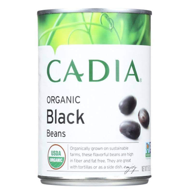 Cadia Black Beans, Organic - 15 oz