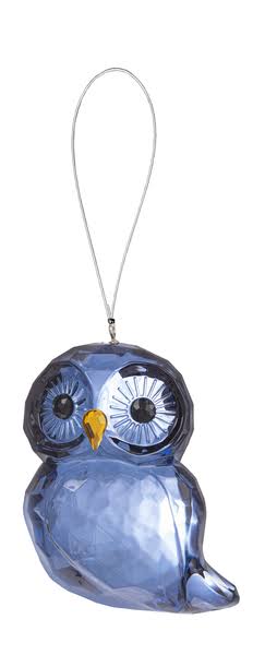 Ganz Owl Ornament, Clear