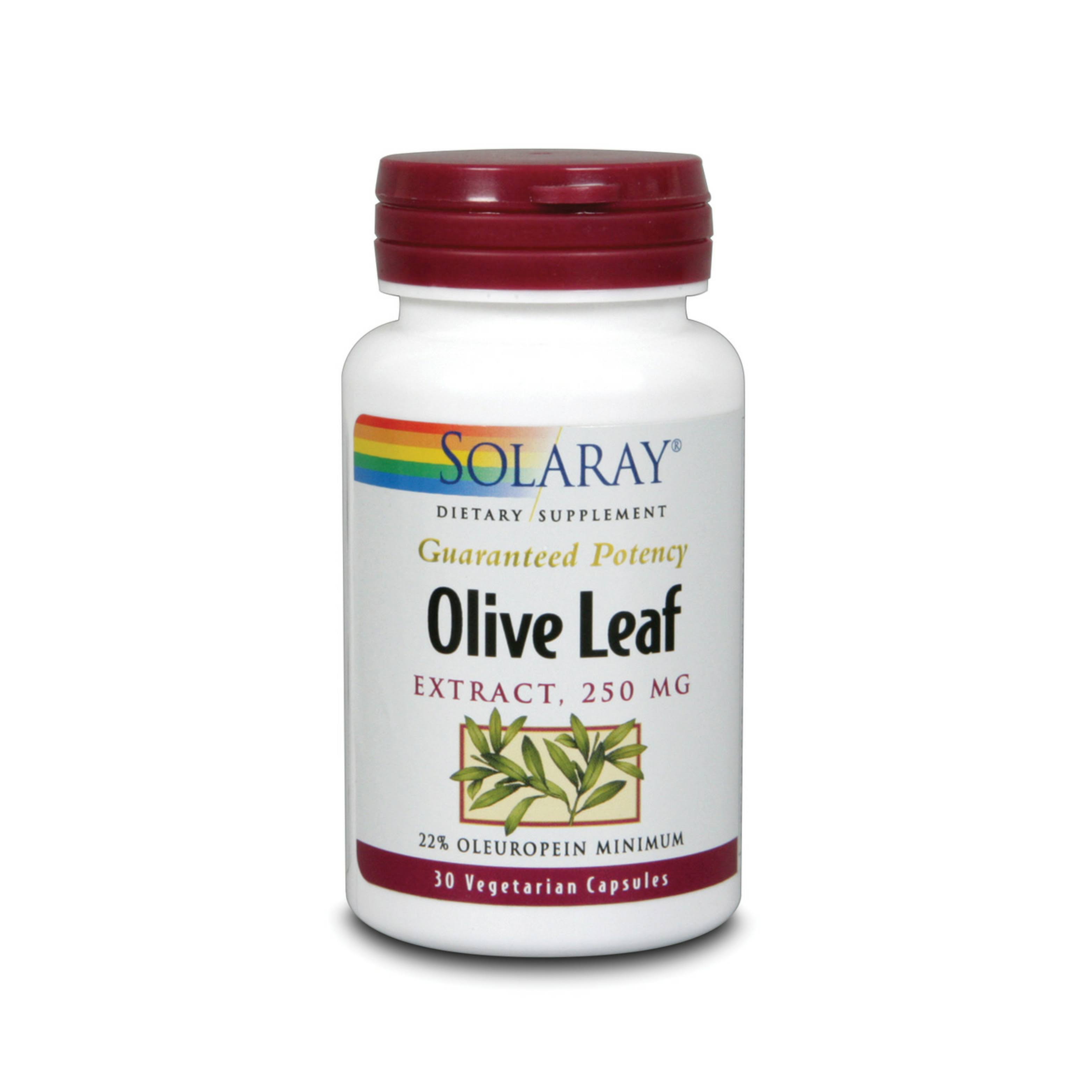 Solaray Olive Leaf Extract Dietary Supplement - 30ct