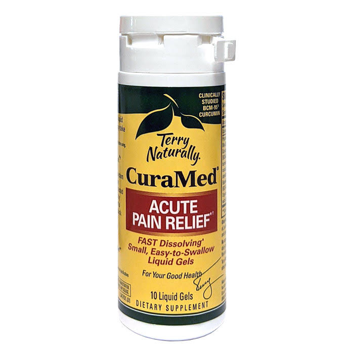 Terry Naturally CuraMed Acute Pain Relief 10 Liquid Gels