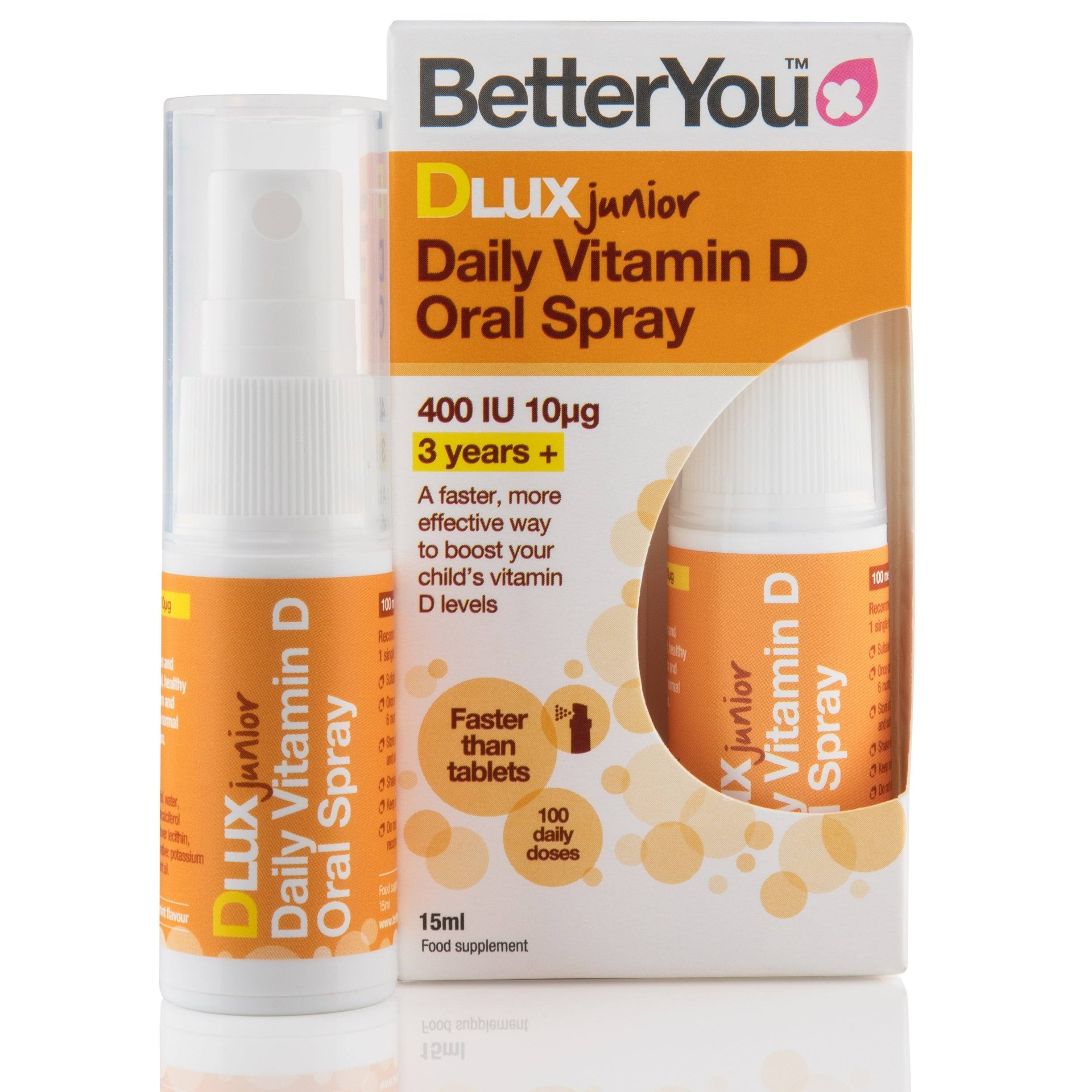 BetterYou Dlux Junior Vitamin D Oral Spray 15ml