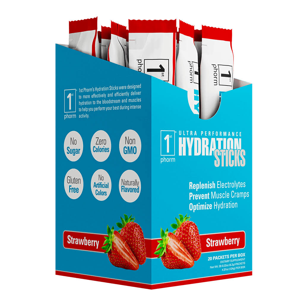 Hydration Sticks 20ct, Strawberry