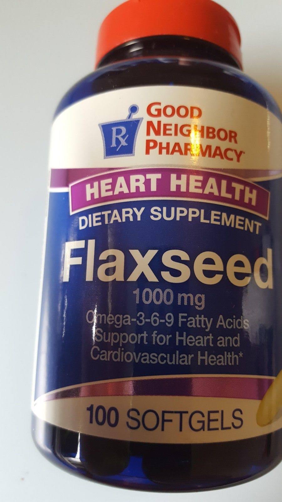 GNP Flaxseed 1000 mg 100 Softgels