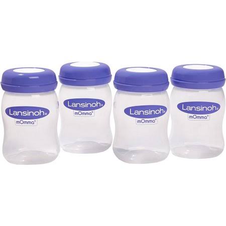 Lansinoh Breastmilk Storage Bottles - 5oz, 4ct