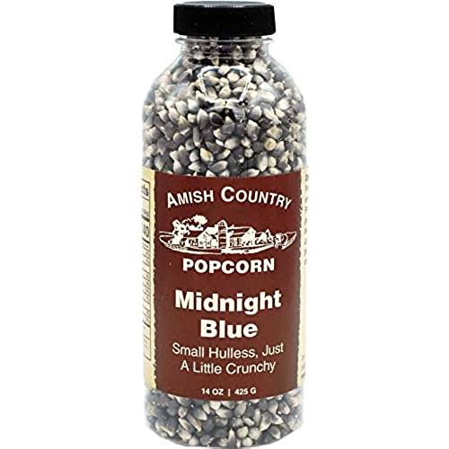 Amish Country Midnight Blue Popcorn Bottle, 14 oz