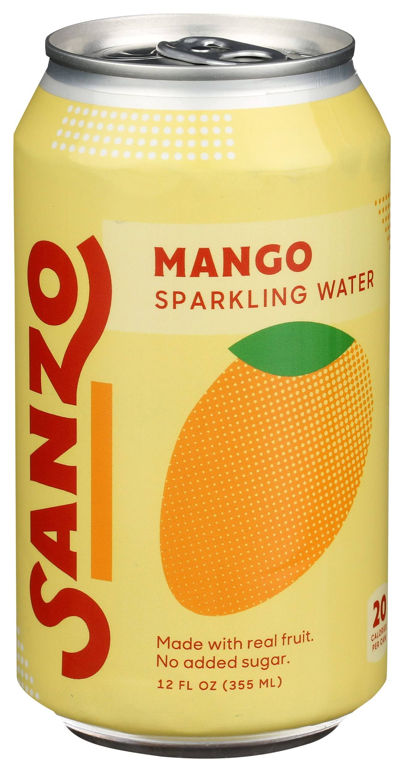 Sanzo Sparkling Water - Mango, 12oz