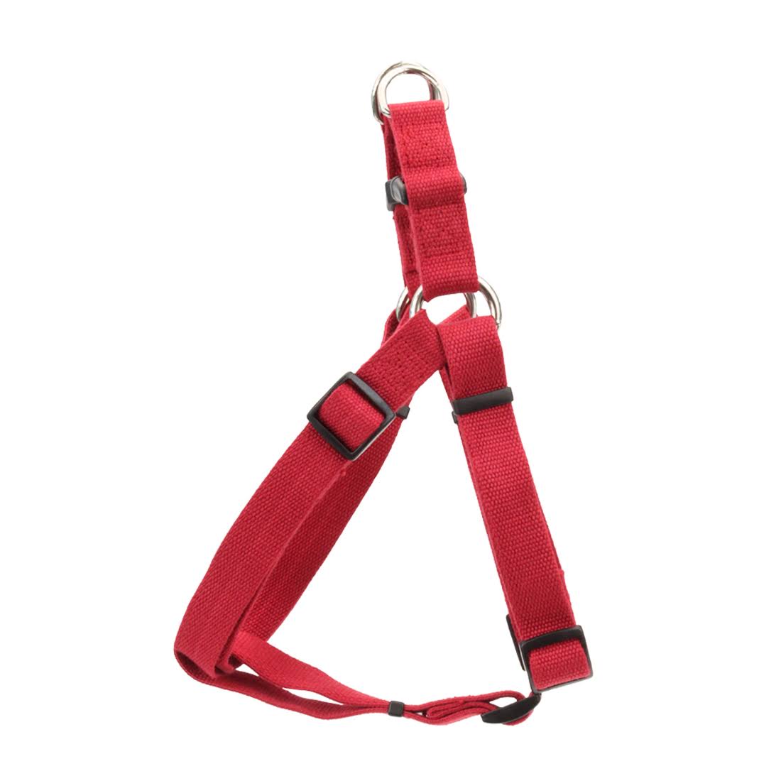 New Earth Soy Comfort Wrap Adjustable Dog Harness, Cranberry, 3/8-in X 12-18-in