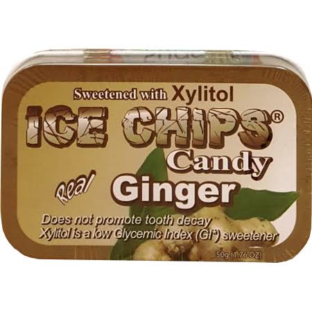 Ice Chips Candy , Ginger 1.76 oz (Pack of 1)