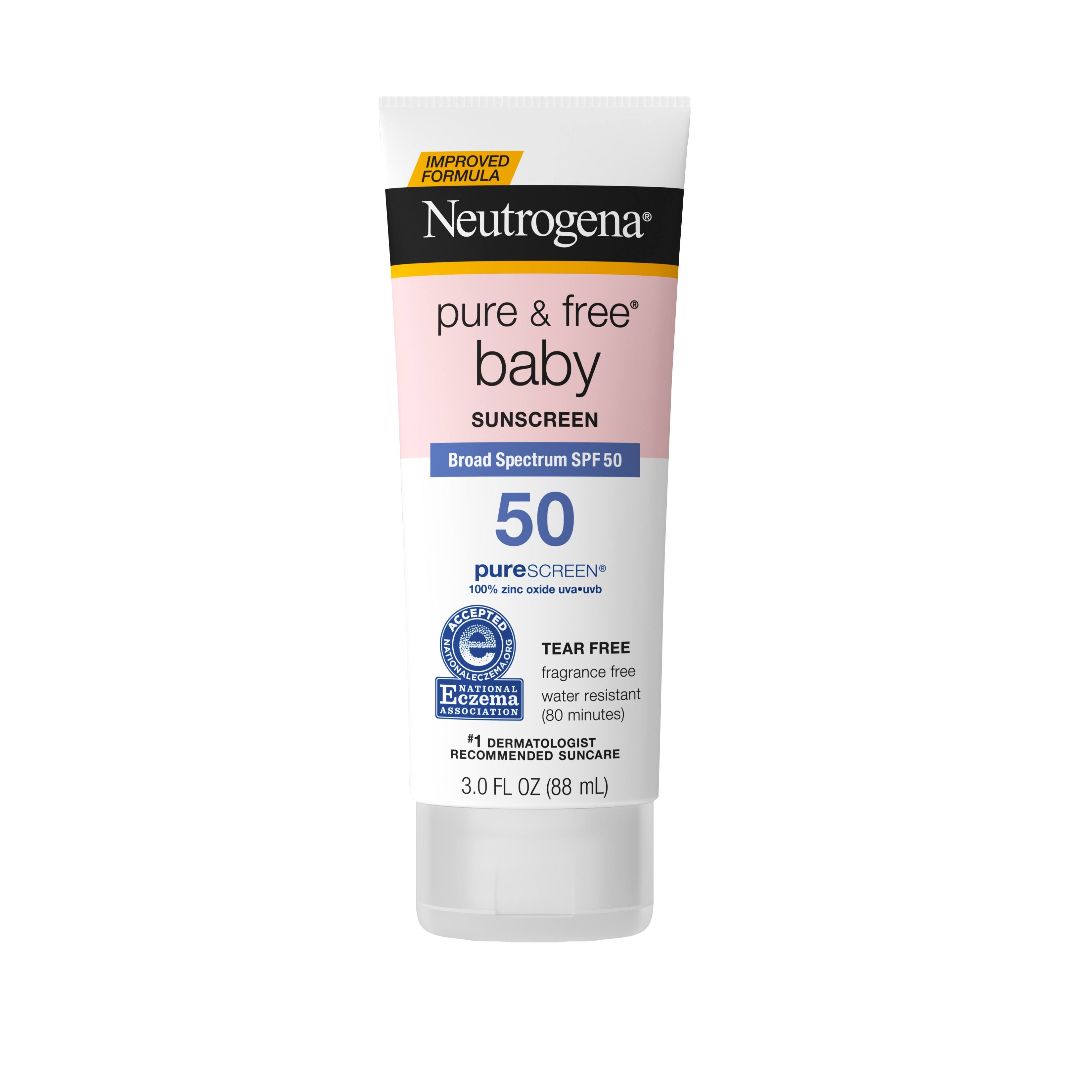 Neutrogena Pure & Free Baby Sunscreen - SPF 50, 3oz