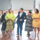 US Secretary of State Antony Blinken arrives in South Africa and visits Hector Petersen`s memorial site in Soweto