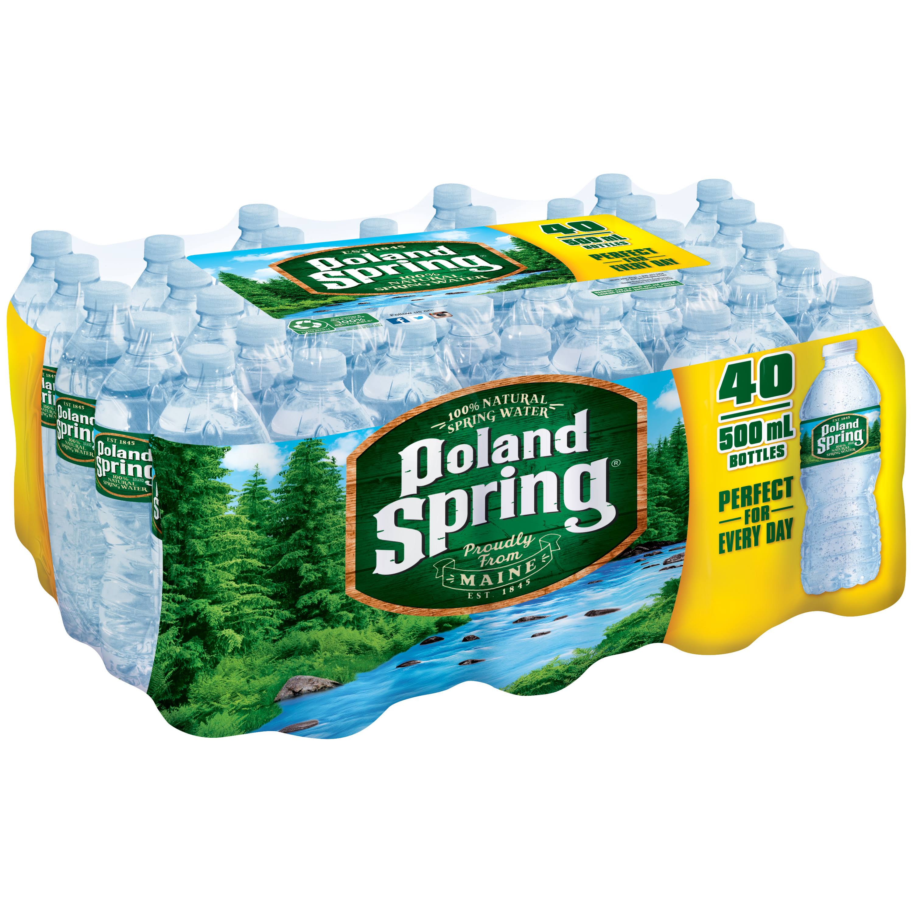 Poland Spring Bottled Water - 40ct