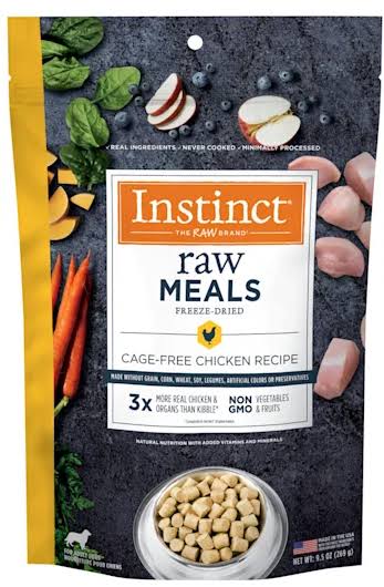 Nature's Variety Instinct Freeze-Dried Raw Meals Cage-Free Chicken Recipe Grain-Free Dog Food