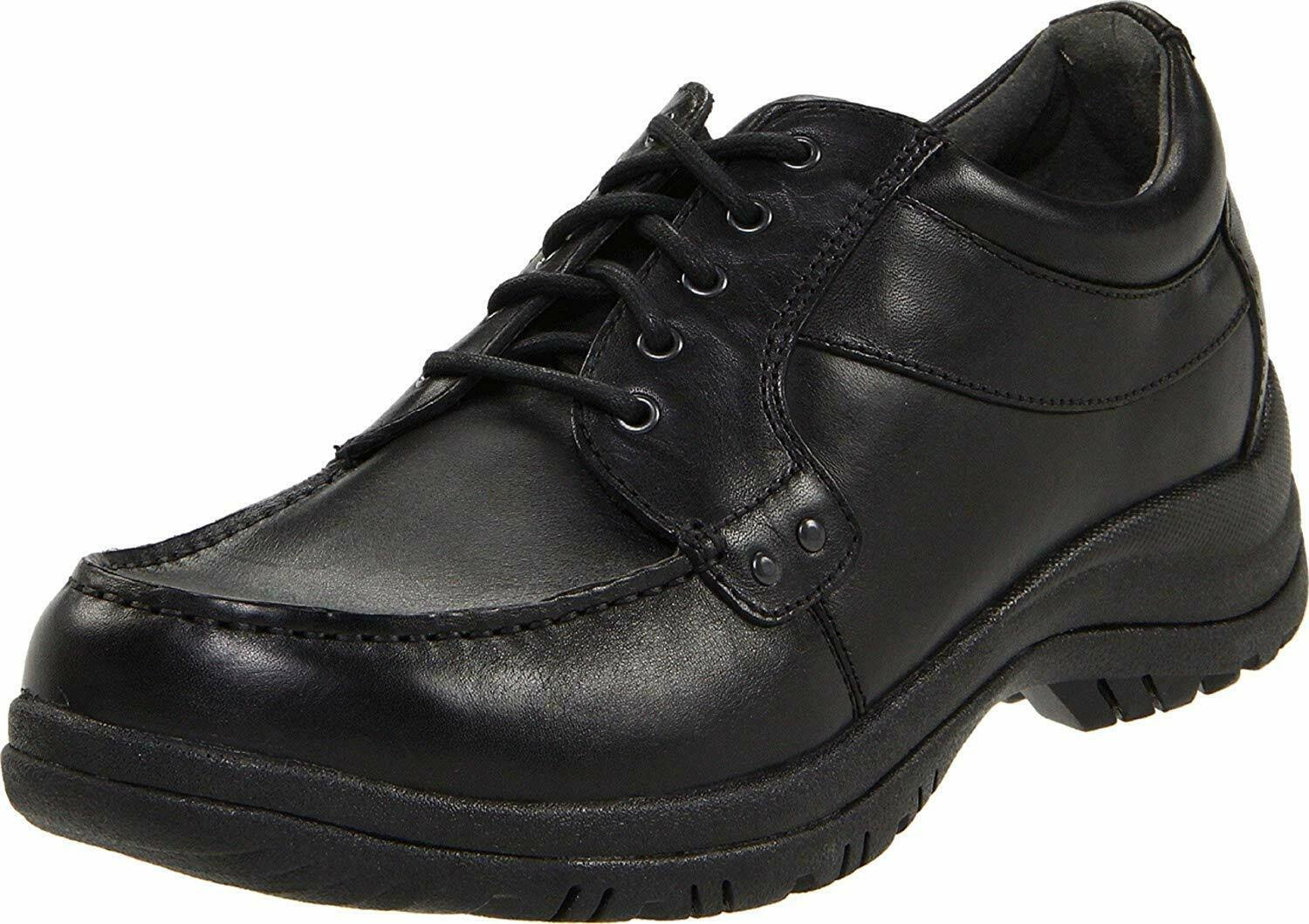 Dansko Men's Wyatt Full Grain Oxford Shoes - Black, 12.5 US