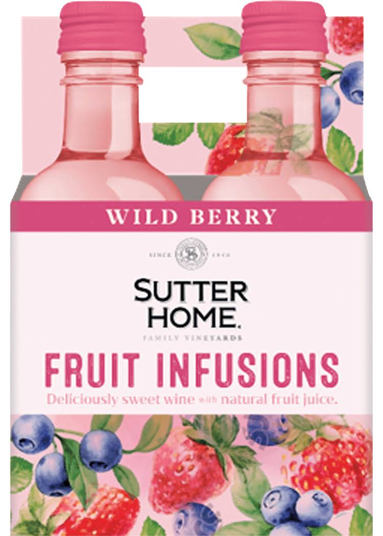Sutter Home Fruit Infusions Wild Berry Wine - 187 ml