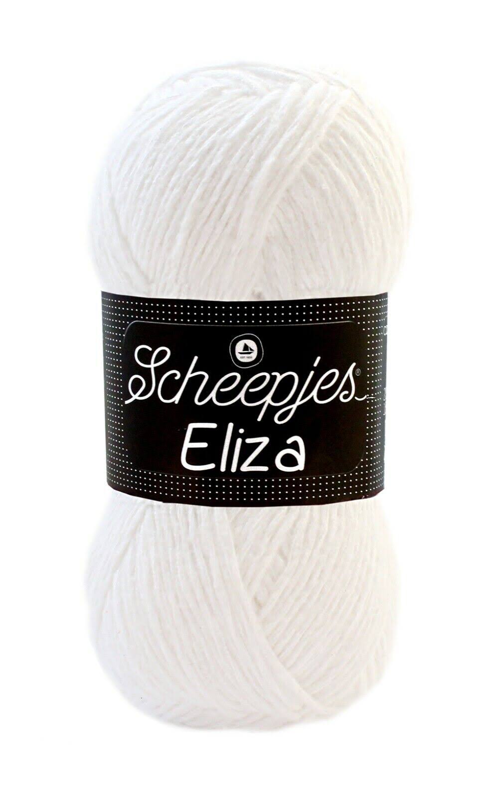 Scheepjes Eliza DK Weight White Yarn 100g - 218 Bobtail White