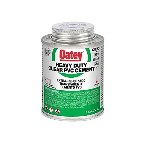 Oatey Heavy-Duty PVC Cement - Clear, 8oz
