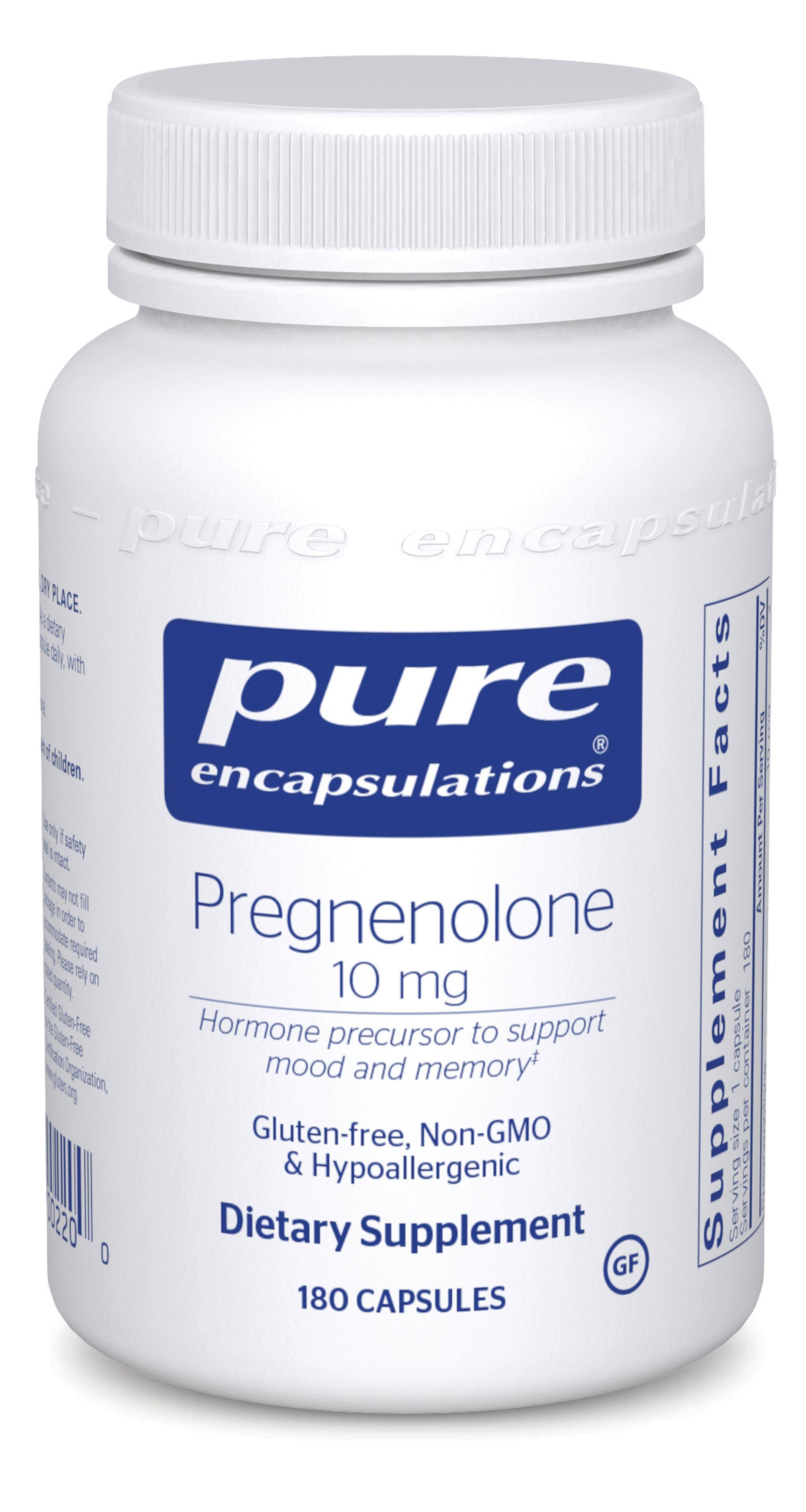 Pure Encapsulations Pregnenolone - 10mg, 60 capsules