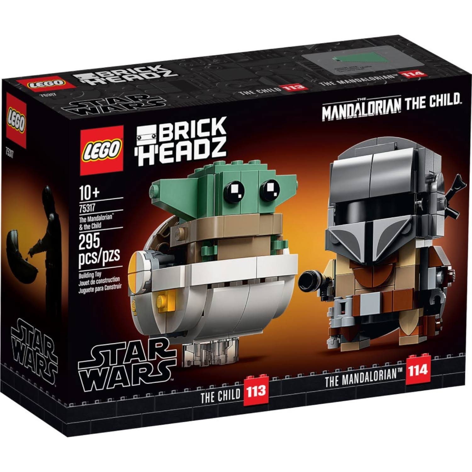 Lego Brick Headz #75317 The Mandalorian And The Child New / Sealed