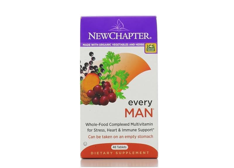New Chapter Every Man Multivitamin Supplement - 48 Tablets
