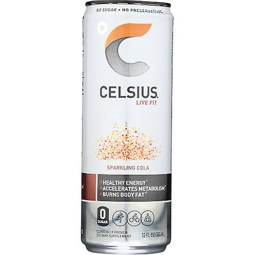 Celsius Calorie Reducing Sparkling Drink - Cola, 12 oz