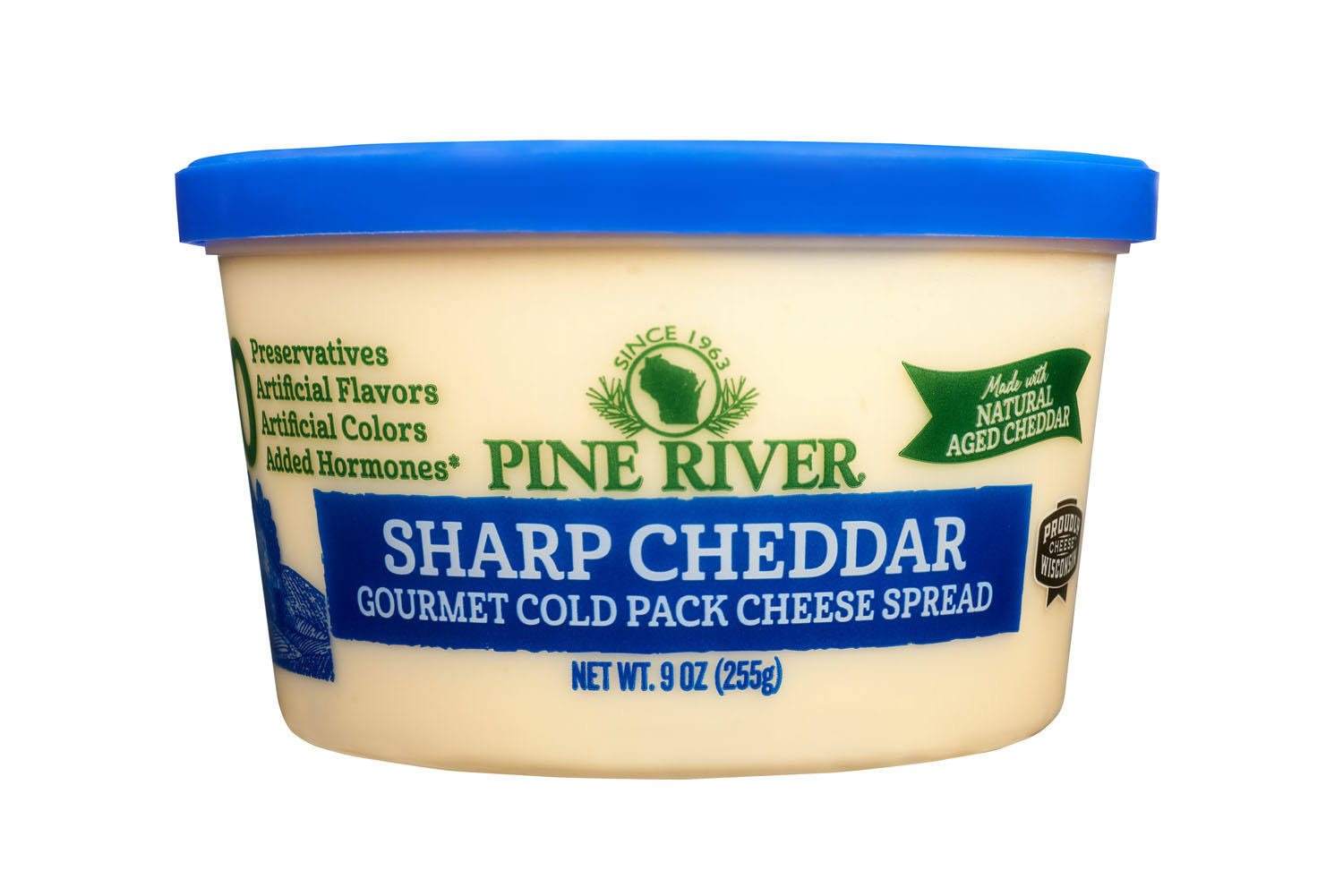 Pine River Sharp Cheddar Gourmet Cold Pack Cheese Spread - 9 oz