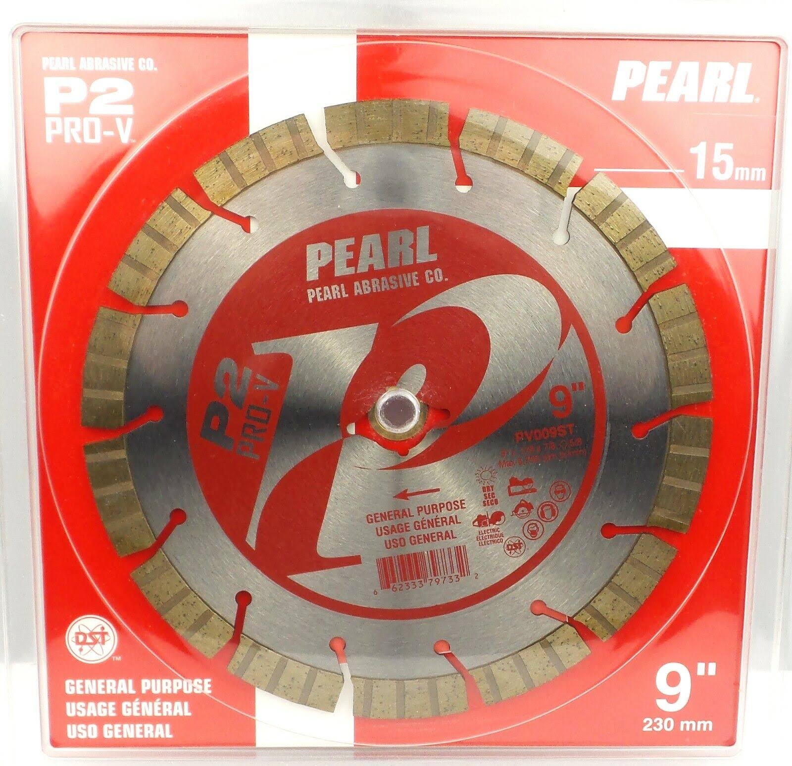 PEARL Abrasives PV009S, P2 Pro-V General Purpose Saw Blade, 9 x .100 x 7/8, Dia, 5/8