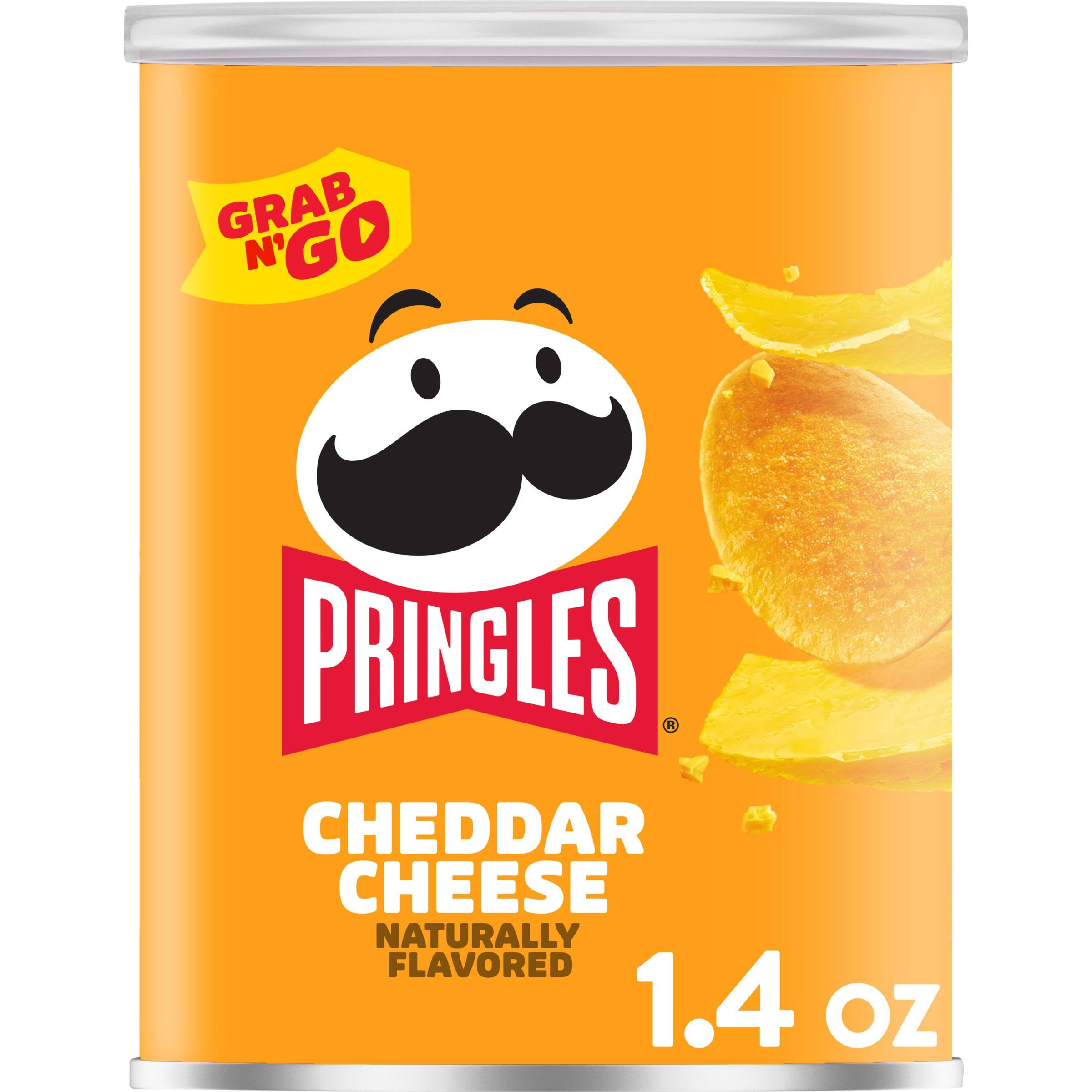 Pringles Potato Chips, Cheddar Cheese - 1.41 oz canister