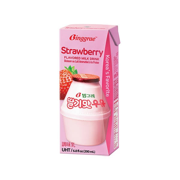 Binggrae Strawberry Flavored Milk Drink