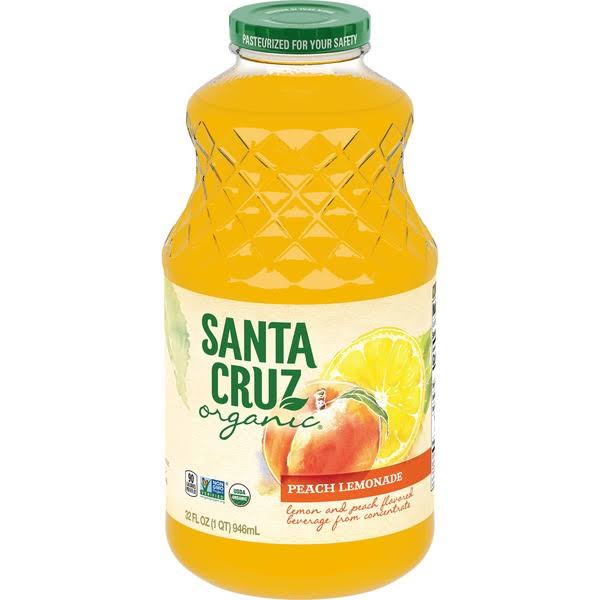 Santa Cruz Organic Peach Lemonade - 946ml