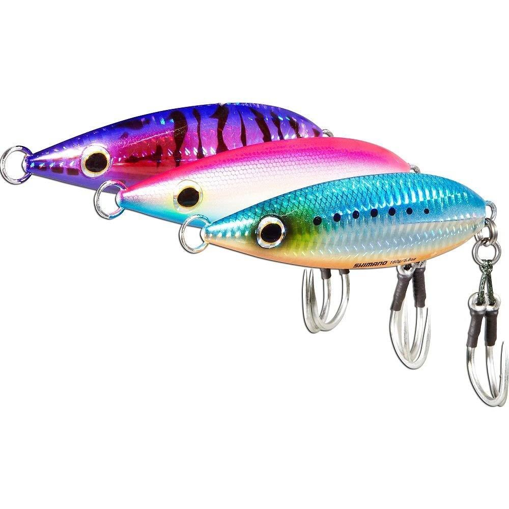 Shimano Butterfly Flat Fall Jig - Pink and Blue