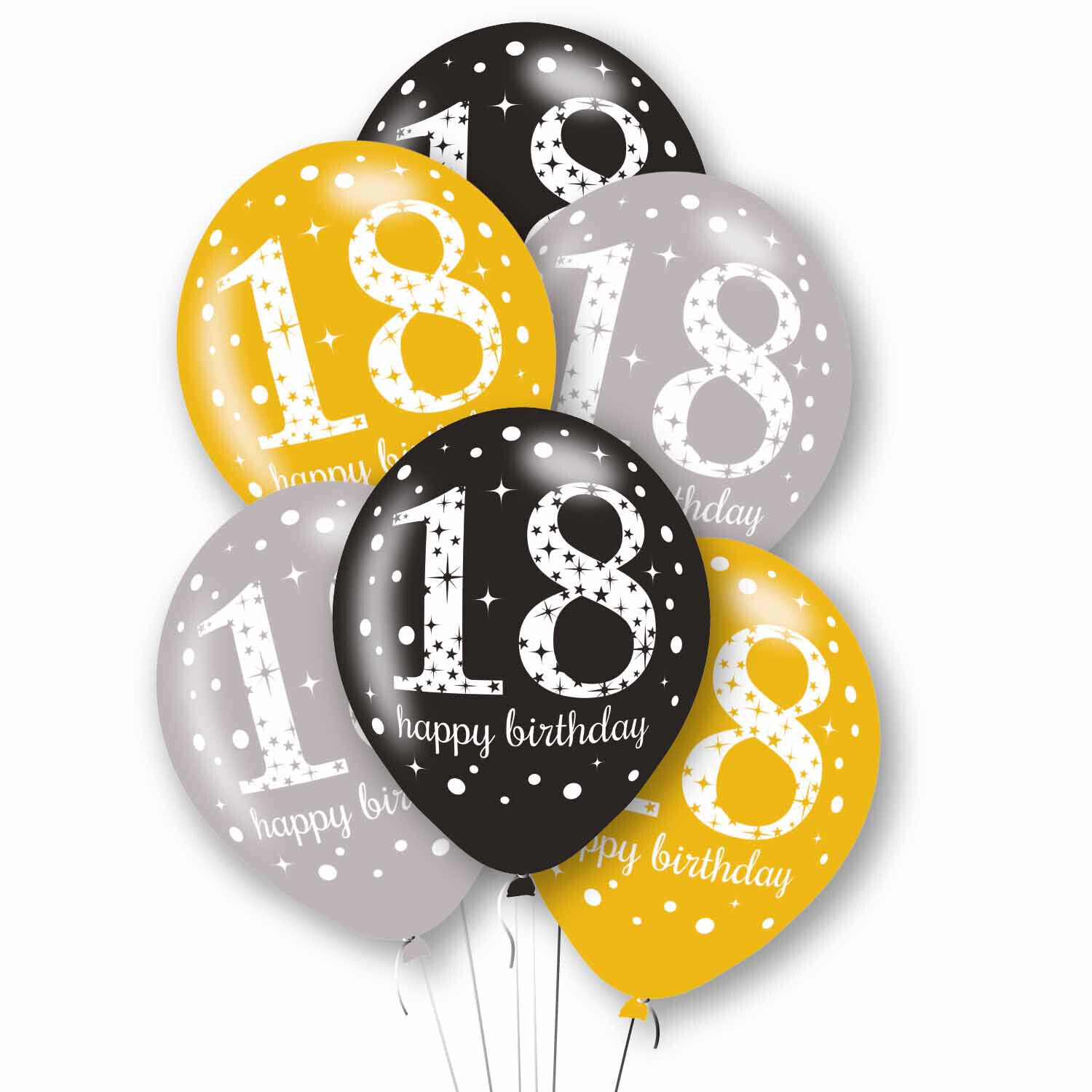 6 Glamorous 18th Birthday Balloons