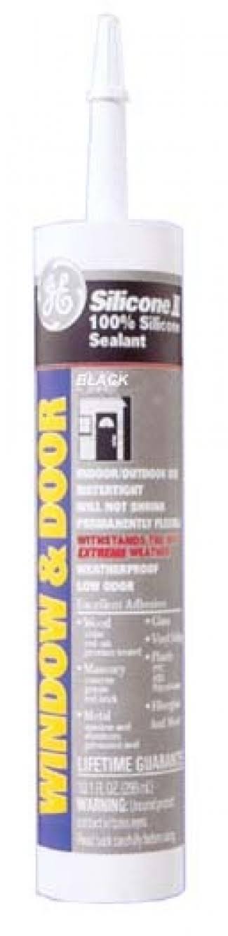 Momentive Silicone II Window & Door Sealant - Black