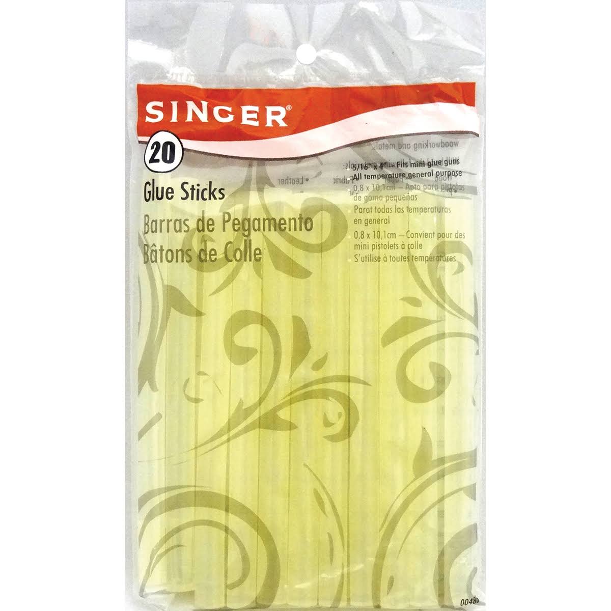 Singer Mini Glue Sticks - 20ct