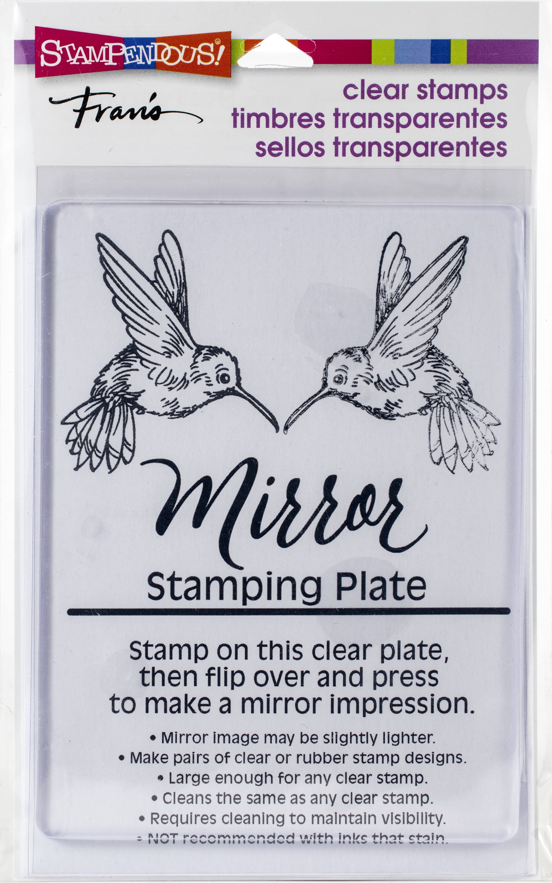 Stampendous Mirror Stamping Plate 4"x5.5"