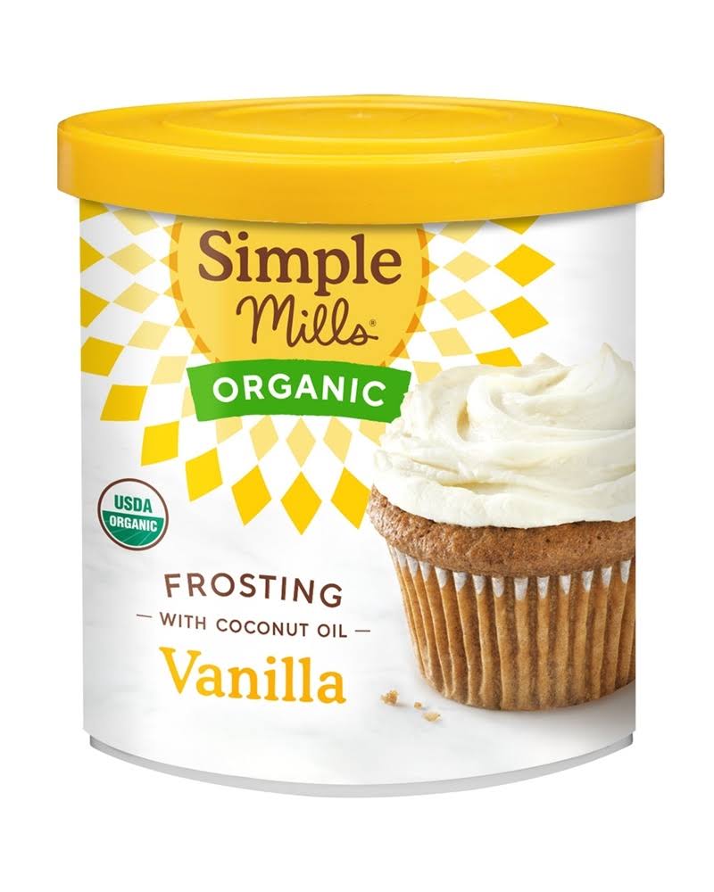 Simple Mills Organic Frosting - Vanilla, 10oz