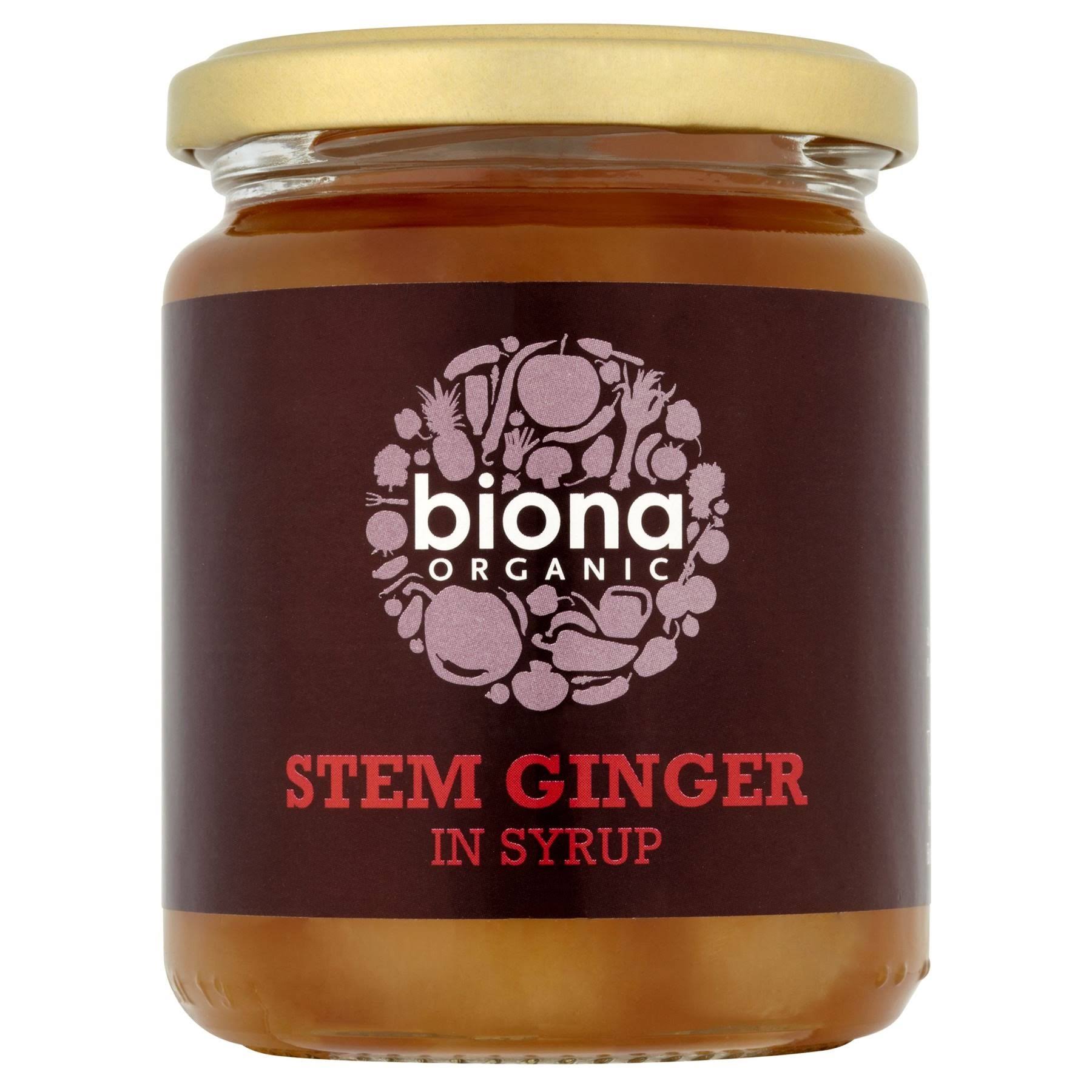 Biona Organic Stem Ginger In Syrup - 330g